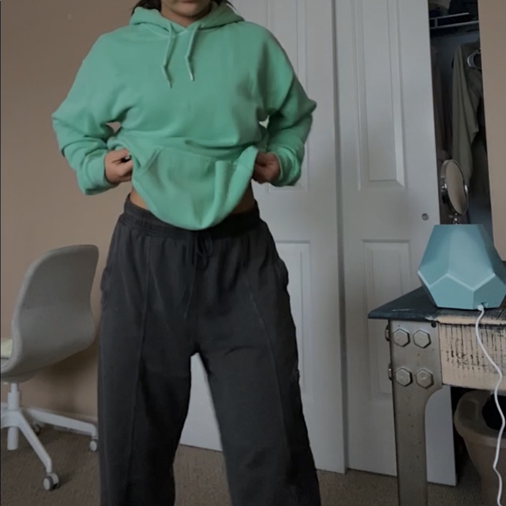 Neon green hoodie
